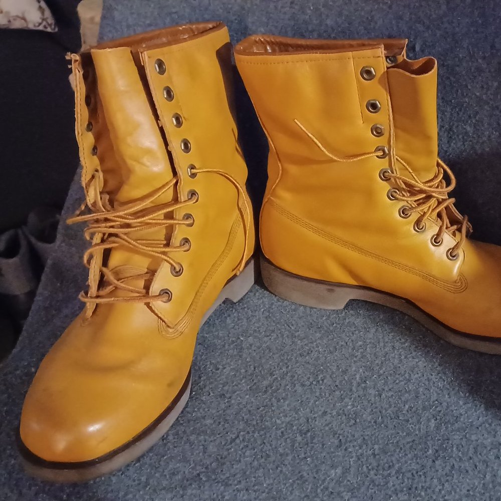 Workboots Badlanders by Kaufman, color Ocre, size 11.5R